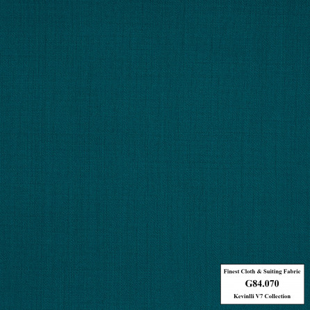 G84.070 Kevinlli V7 - Vải Suit 80% Wool - Xanh lục 